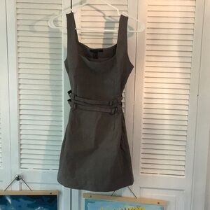 Forever 21 Gray Pinstripe Sleeveless Dress - Brand New!